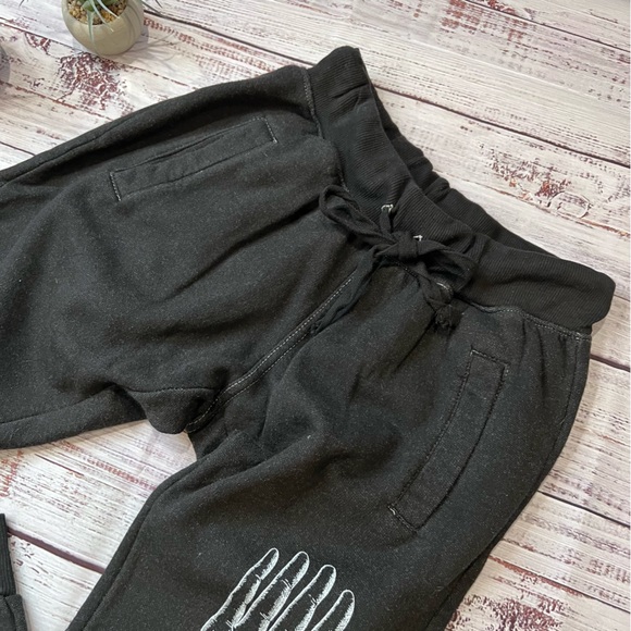 La Detresse Palm Future Black Sweatpants - Picture 3 of 7